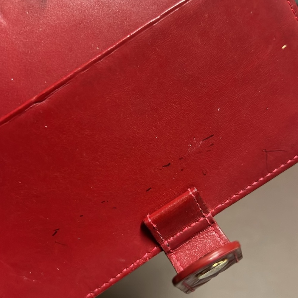 Louis Vuitton monogram Vernis red agenda/ passport/ CC. holders whit box - Picture 12 of 17